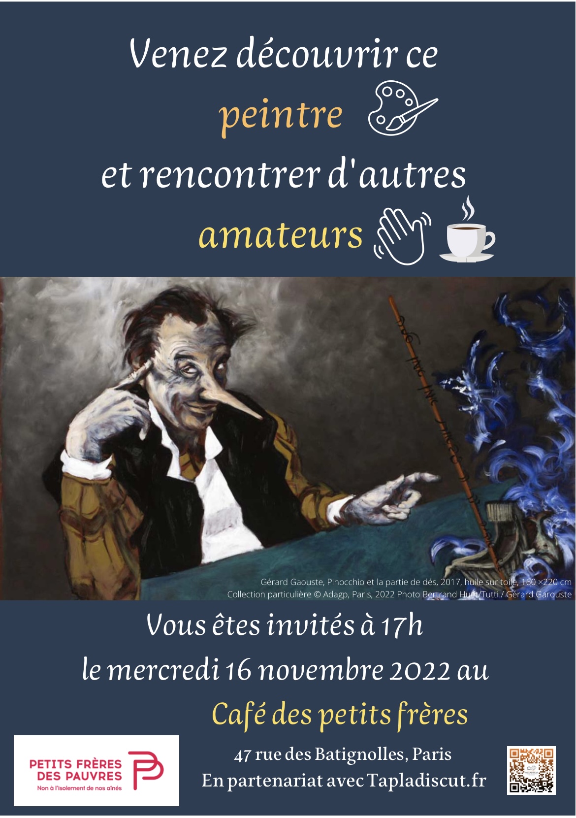 A destination des habitants du quartier des Batignolles à PARIS