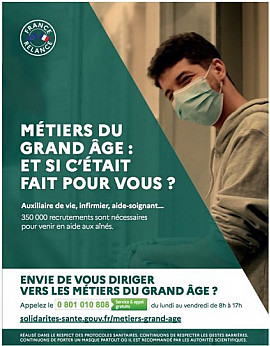 image : MÉTIERS DU GRAND ÂGE : ET SI C'ÉTAIT FAIT POUR VOUS ? 350 000 recrutements d'ici 2025