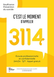 image : 3114 numéro de prévention suicide