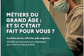 image : MÉTIERS DU GRAND ÂGE : ET SI C'ÉTAIT FAIT POUR VOUS ? 350 000 recrutements d'ici 2025
