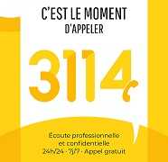 image : 3114 numéro de prévention suicide